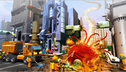 A concept render of Nexus City released in early 2007 showing another squid-like creature