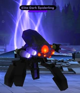 An Elite Dark Spiderling in the Battle for Nimbus Station