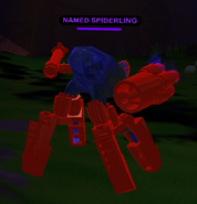 The unfinished "NAMED SPIDERLING"