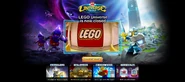 The LEGO Universe website after closure