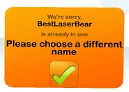 Name Already in Use Error