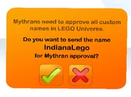 Beta Custom Name Approval Question
