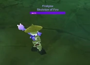 Frakjaw,as he teleports to the ground