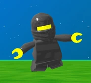 The ghostly Numb Chuck spawned in-game