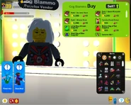Cog's exposed white hair