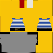 The unnamed pirate's body texture