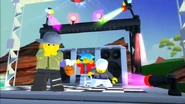 The Beastie Blocks dance floor