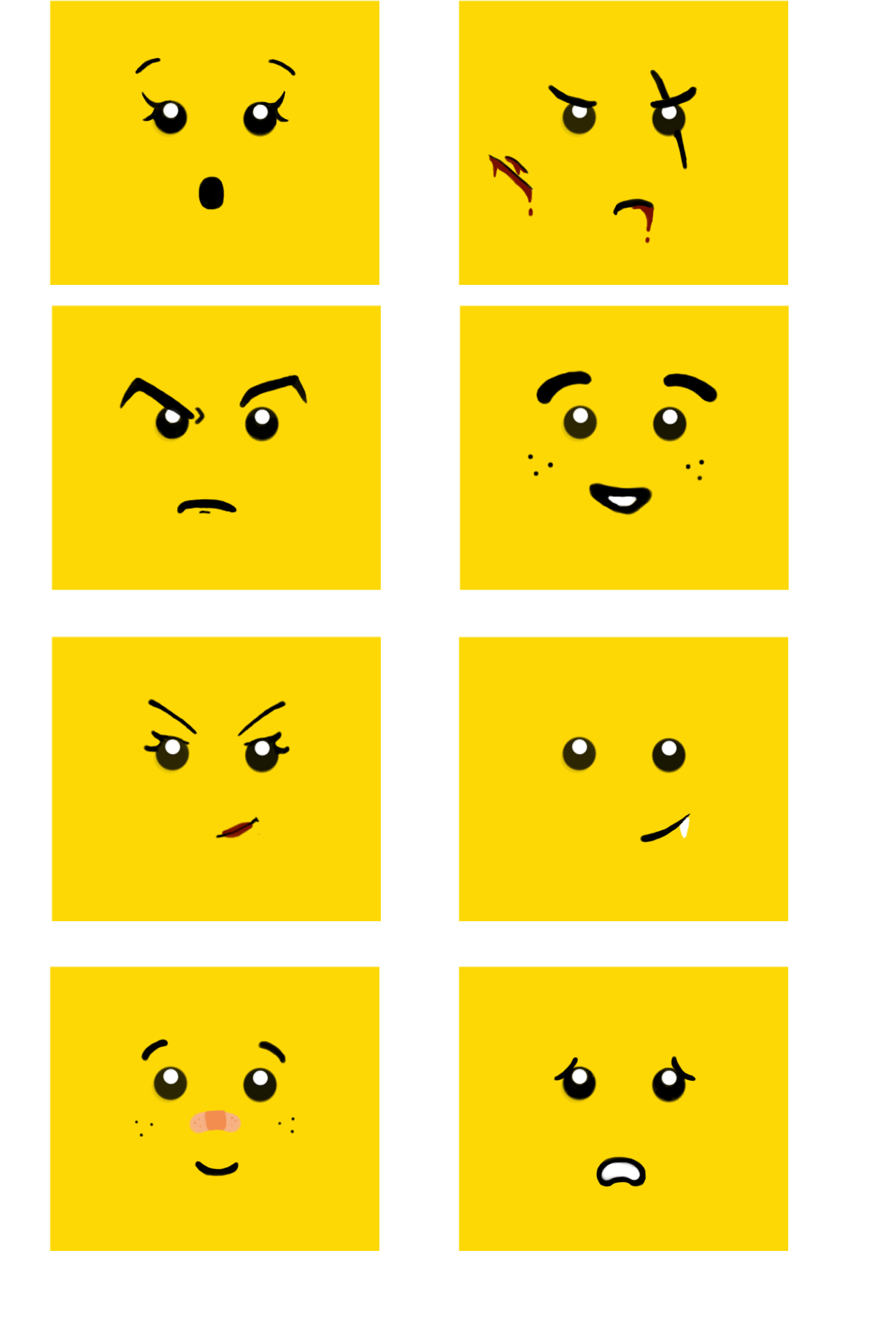 lego minifigure decal template