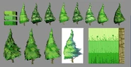 Tree modeling process by Sean Weilage