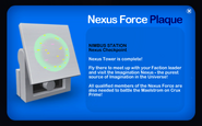 The Nexus Force Plaque at the Race Place