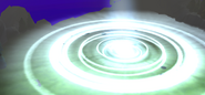 An orb of Imagination clearing the Maelstrom from a property