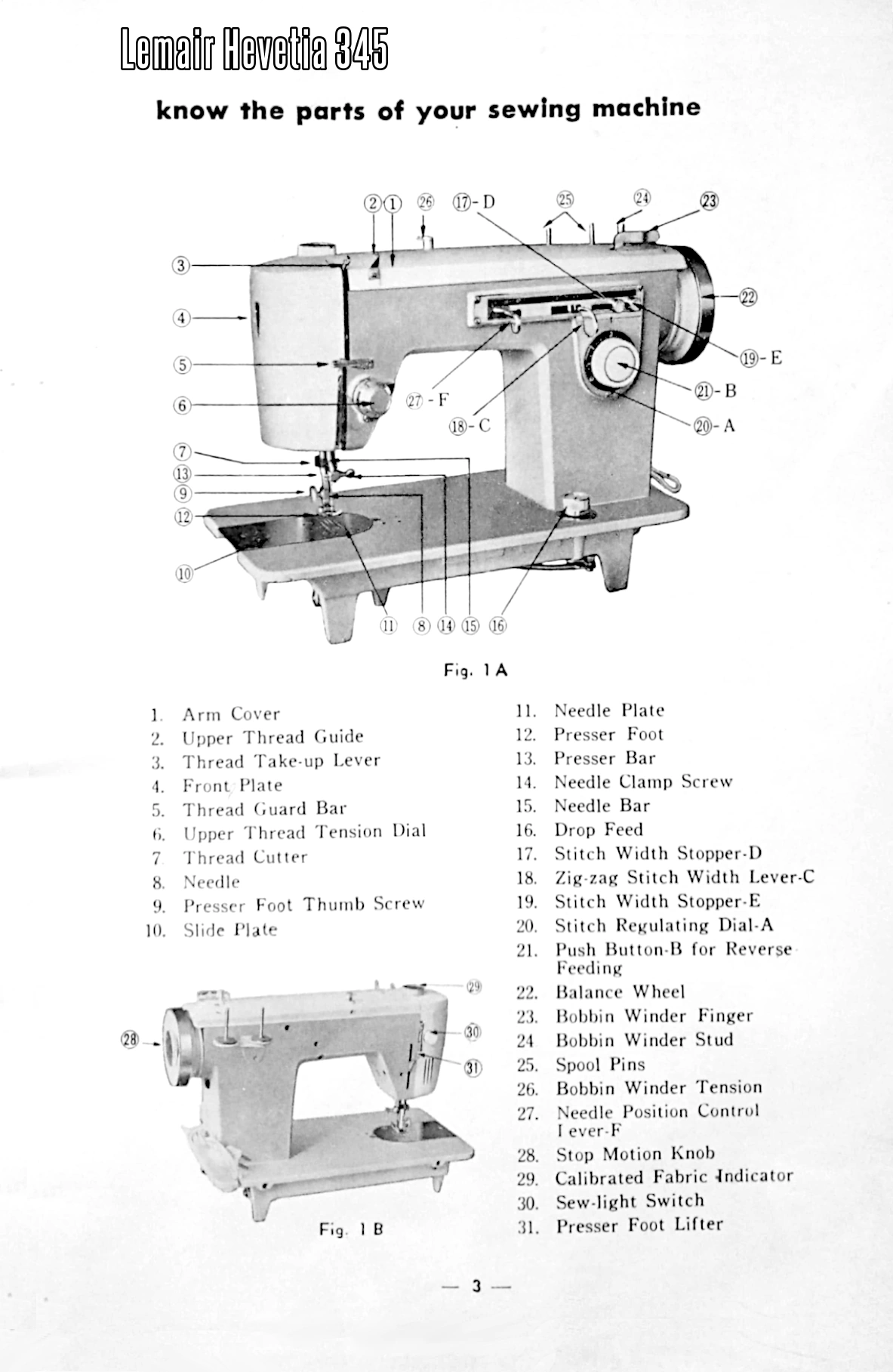 Le 345 Lemair Sewing Fandom