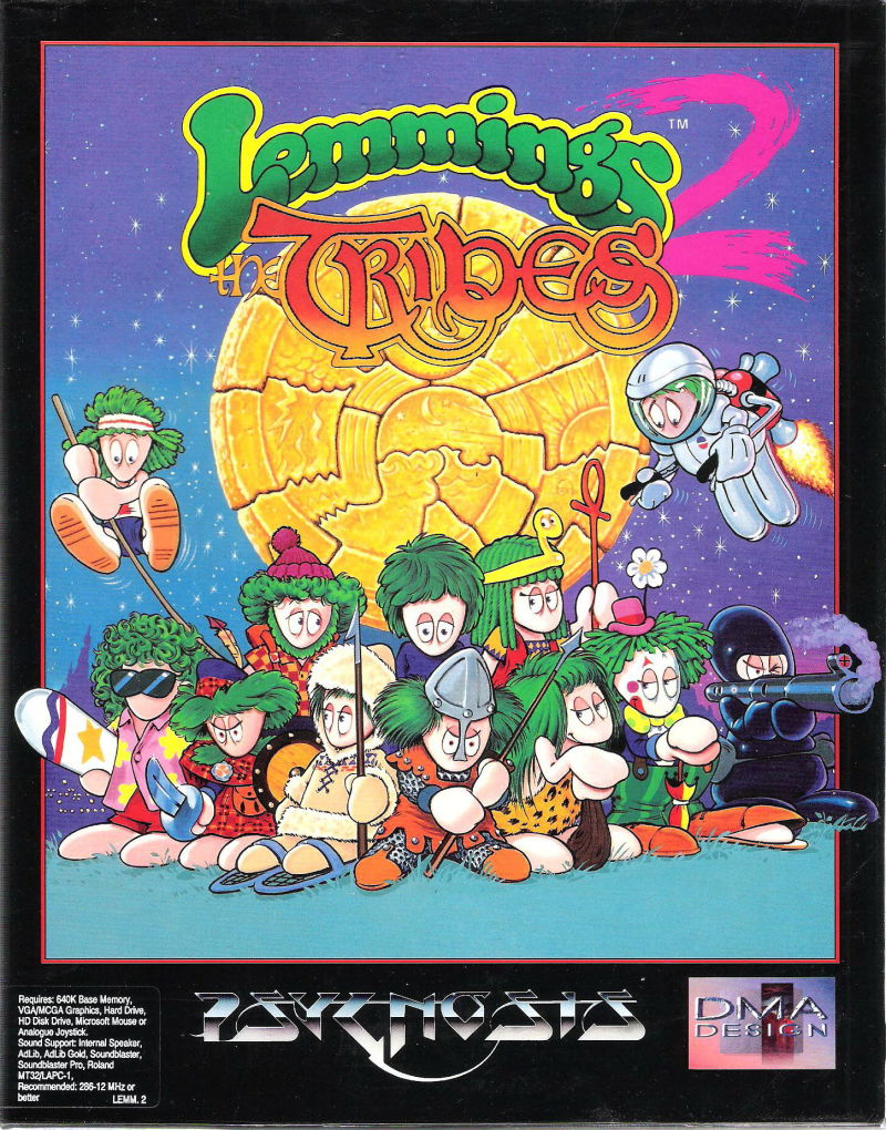 Lemmings 2 - The Tribes - SEGA Game Gear Games