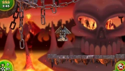 Last one out is a rotten egg! (Lemmings Touch)