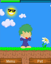 A lemming refusing to eat.