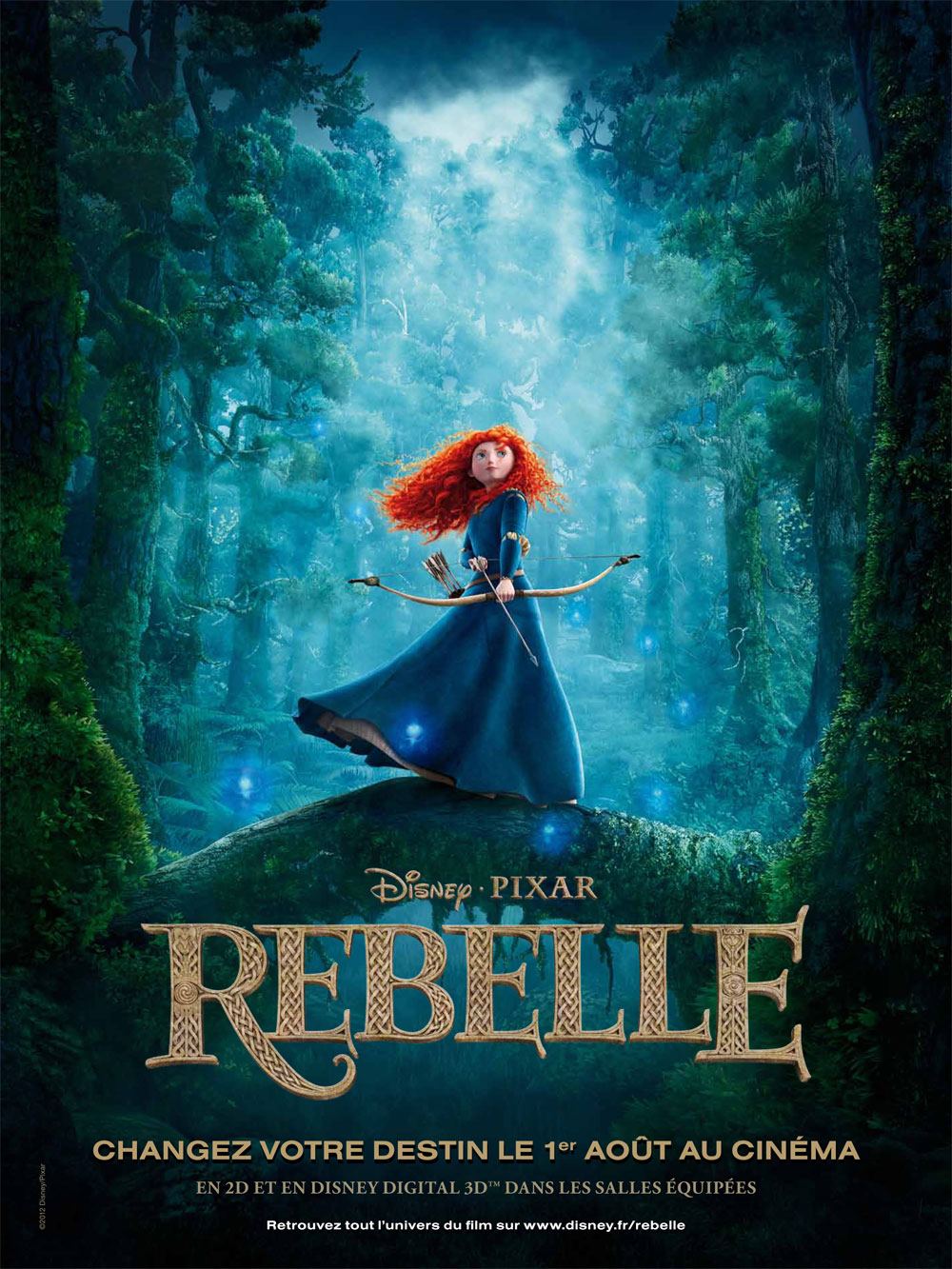 Fèves - Disney / Pixar - Rebelle - Brillant - Série Complète