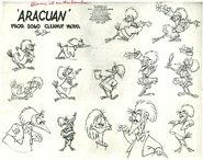 Feuille modèle de l'Aracuan pour Mélodie Cocktail