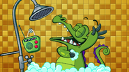 Swampy l'alligator.