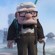 Carl Fredricksen : Edward Asner (voix originale), Charles Aznavour (voix française et québécoise)