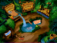 Menu du jeu dans la version originale.