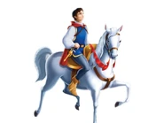 Image officielle du Prince sur son cheval.