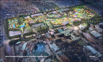 Concept Art de 2021 des plans d'expansion de Disneyland Resort sous le nom de "DisneylandFORWARD".