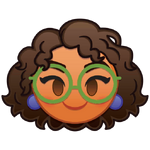 L'emoji de Mirabel Disney Emoji Blitz.