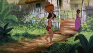 Mowgli suit shanti vers le village