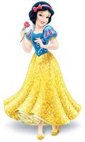 Blanche-Neige dans sa nouvelle tenue officielle de 2012.