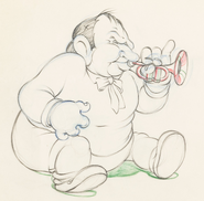 Dessin d'animation sur Wallace Beery.