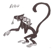 Concept art précoce d'Abu par Daan Jippes
