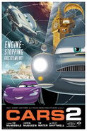 Cars 2 vintage poster 1