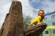 Mufasa aux Disney's Art of Animation Resort