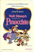 Pinocchio 1978 Re-Release Poster