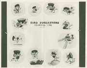 Feuille modèle sur une version précoce de Sacha.