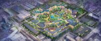 Concept Art de 2021 des plans d'expansion de Disneyland Resort sous le nom de "DisneylandFORWARD".