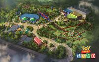 Toy Story Land Concept art
