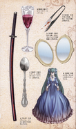 Illustration and description of the sword in Entr'acte of Evil: The Daughter of Evil Worldguide