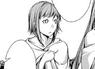 Gumillia as a human in the manga