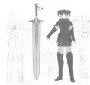 Concept art of Chartette in The Daughter of Evil: Praeludium of Red