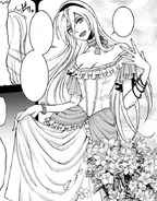 Lilien portant la robe du duc dans le manga