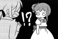 Gumina wearing her noble attire in the manga