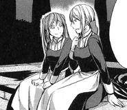 Michaela in her maid atire in the manga