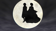 Allen et Riliane dans la lune
