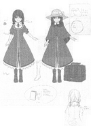 Concept art de Yukina pendant son voyage