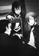 Seiryuu parle avec ses amis.