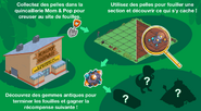 Guide du site de fouilles