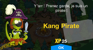 Fenêtre de déblocage de Kang Pirate