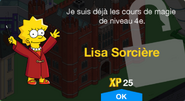 Fenêtre de déblocage de Lisa Sorcière