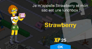 Fenêtre de déblocage de Strawberry